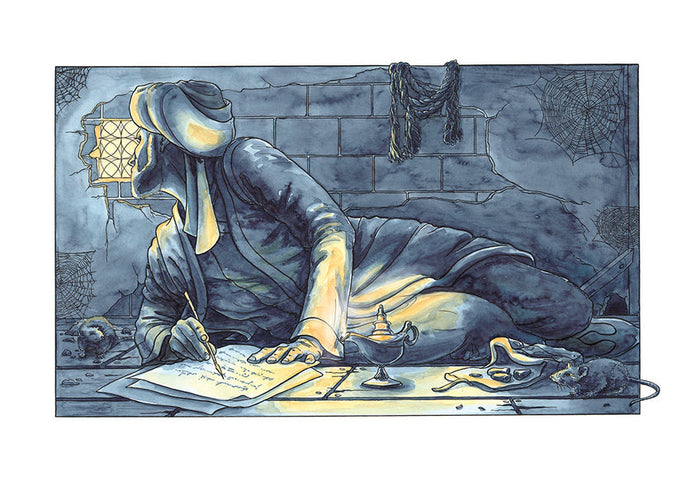 Illustration von Natalia Grebenjuk: Hinter der Wand