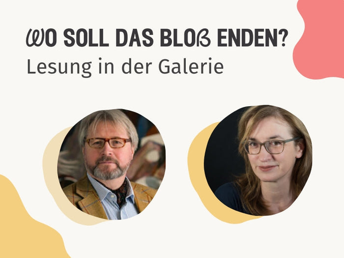 Lesung in der Galerie in Leipzig mit Alexander Pape und Monique Luckas