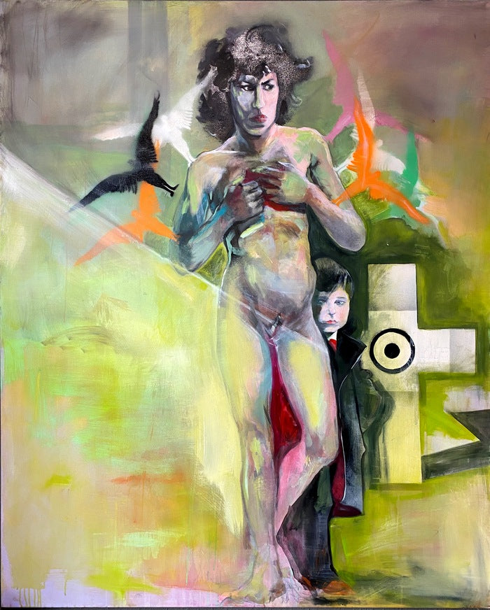 Gemälde von Florentine Joop, Kunst, Amy Winehouse, Ikone, Bild
